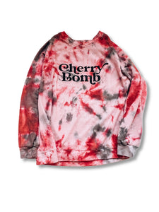 Cherry Bomb Slouch Tie Dye Sweatshirt