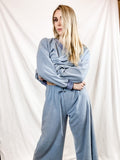 The Flare pants in Arctic  Blue